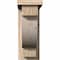 Ekena Millwork Alpine Smooth Corbel w/Backplate, Douglas Fir, 5 1/2"W x 14"D x 14"H COR06X14X14ALP01SDF - alternate 3